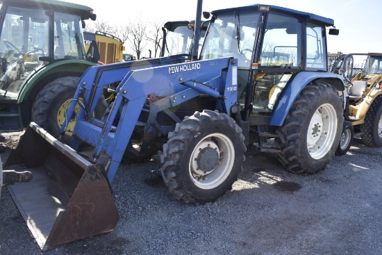 New Holland 6635 Ford Tractor with Loader