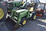 John Deere 4100 Tractor with loader