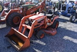 Kubota BX2200 Tractor with Loader and mower deck