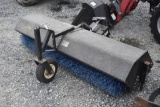 6' Wide Sweeper Broom that fits a Massey Ferguson 1643 tractor