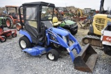 New Holland TZ25DA tractor with Loader and Mower Deck