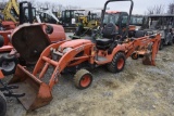 Kubota BX25B Compact Tractor Loader Backhoe