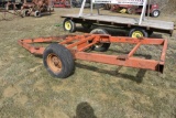 Tow Behind Trailer frame with implement tires