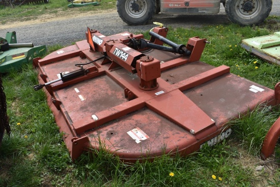 Rhino TW144 dual Rotary Mower with Gauge wheels