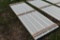 25 Pieces of 10' Sections of Beige Corrugated Metal Paneling