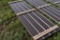 25 Pieces of 10' Sections of Brown Corrugated Metal Paneling