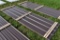 25 Pieces of 10' Sections of Brown Corrugated Metal Paneling
