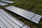 36 Pieces of 12' Sections of White 26 Gauge Soft Corrugated metal Roofing