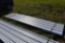 36 Pieces of 14' Sections of white 26 gauge soft corrugated metal paneling