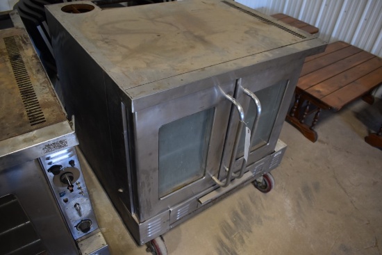 Double Door Convection Oven on Caster Wheels