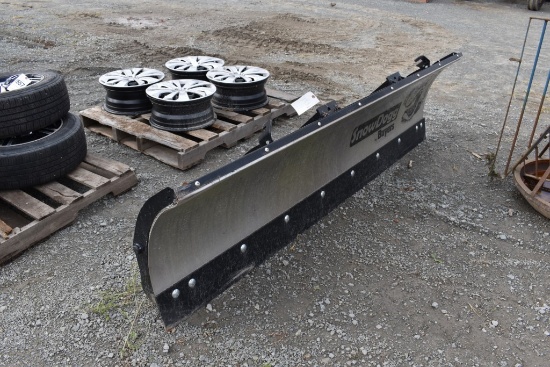 Like New SnowDogg MD75 Stainless Steel Snow Plow