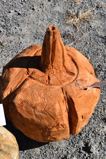 Wooden hand Crafted Pumpkin