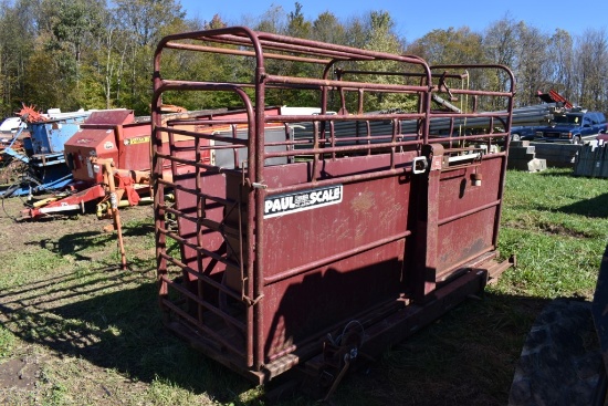 Paul Livestock Scale and Chute