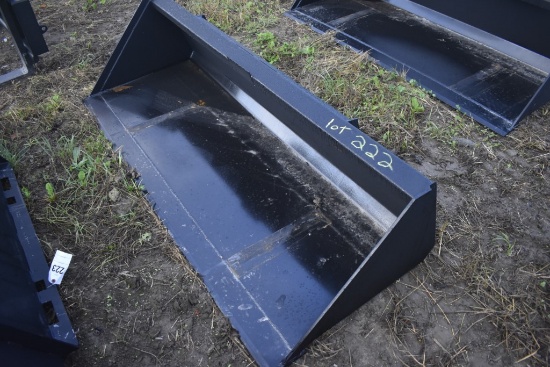 New 78" Quick Attach Skidsteer Bucket