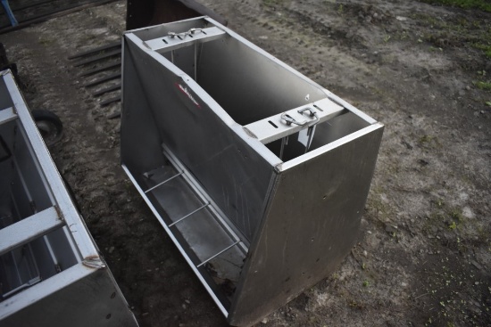 40" Long Stainless Steel Hog Feeder