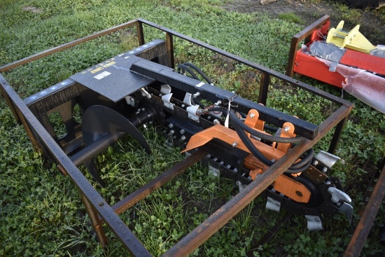 New Mower King Quick Attach Trencher Model No. ECSSCT73