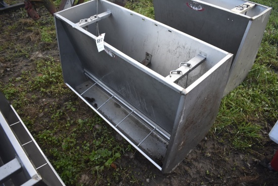 50" Long Stainless Steel Hog Feeder
