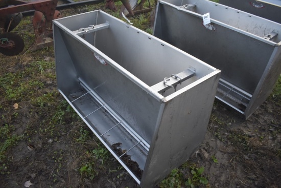 50" Long Stainless Steel Hog Feeder