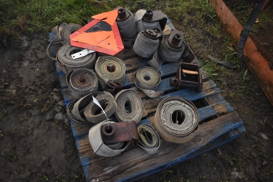 Pallet of 14 Misc Truck Straps