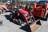 Mahindra Emax 22 Compact Tractor with Loader and Mower Deck