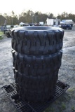4 New LoadMaxX 14-17.5 Skidsteer Tires
