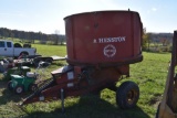 Hesston BP 20 Tub Round Bale Tub Grinder