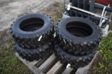 4 New Camso 10-16.5 Skidsteer Tires