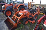 Kubota BX25D Tractor Loader Back Hoe with Mower Deck