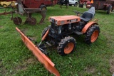 Kubota B6000 Tractor with Front Blade