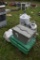 Two Tanks, Battery Charger, Plastic Totes, and Shoe Lace