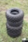 Set of New ATV Tires with Roll of Coax Cable