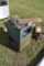 Metal Cart On Wheels With A Drying Rack