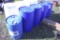 Five Plastic Drums