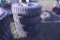 4 Goodyear 11.00R20 on 10 Lug Rims