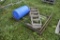 Two Scaffolding Pieces, Ladder, Barrel