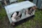 Carrier heater/cooler with two fans