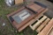 2 Wooden/Glass Entrance Doors