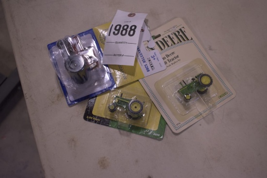 3 ERTL 1/64 Scale Tractors