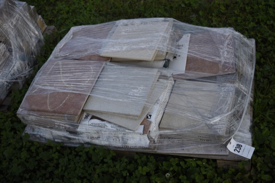 Pallet of misc. sized tiles