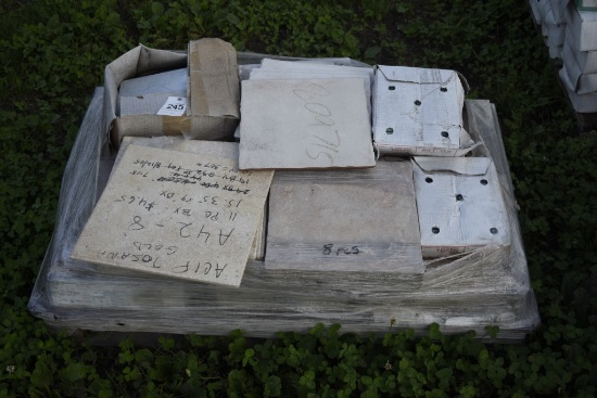 Pallet of misc. sized tiles