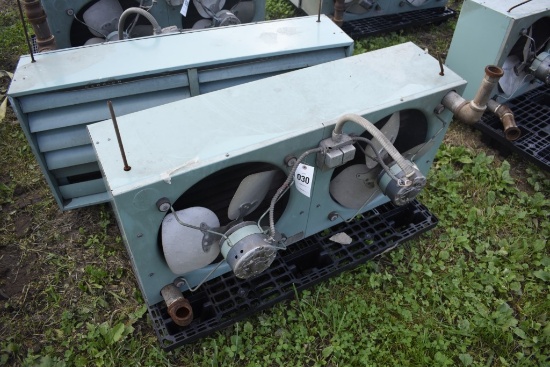 Carrier heater/cooler with two fans