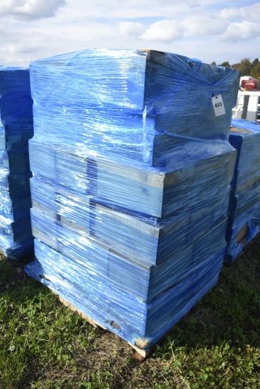 Pallet of large quanity of wooden crates