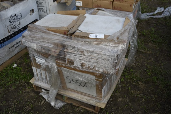 Approx. 30 boxes of glazed porcelin tile 18" x 18"
