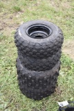 Set of New ATV Tires with Roll of Coax Cable