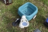 Kids Wagon And Lawn Ornament