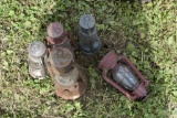 5 Antque Lanterns