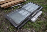 Two Metal/Glass Doors