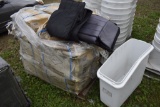Pallet of Insulated Grocery Bags With Plastic Tote