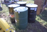 Four Empty 55 Gallon Drums