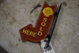 Golden Shell Motor Oil Sold Here Sign